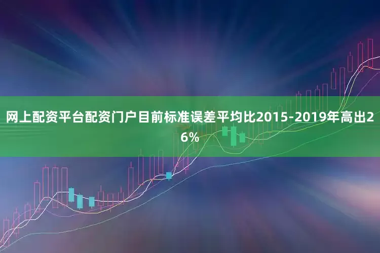 网上配资平台配资门户目前标准误差平均比2015-2019年高出26%